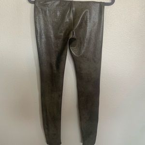 Spanx Olive Green Leggings Medium